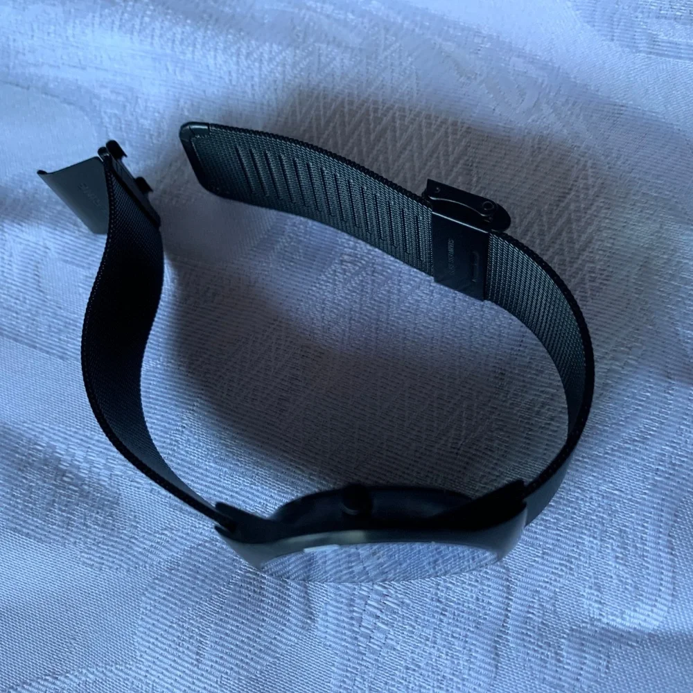Bering Solar Men's Black Mesh Strap Watch